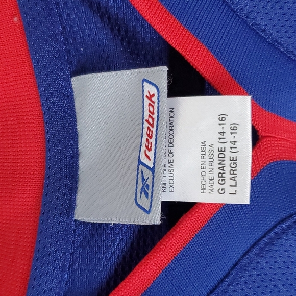 Detroit Pistons Rip Hamilton Blue Jersey Kids Large - Picture 4 of 7